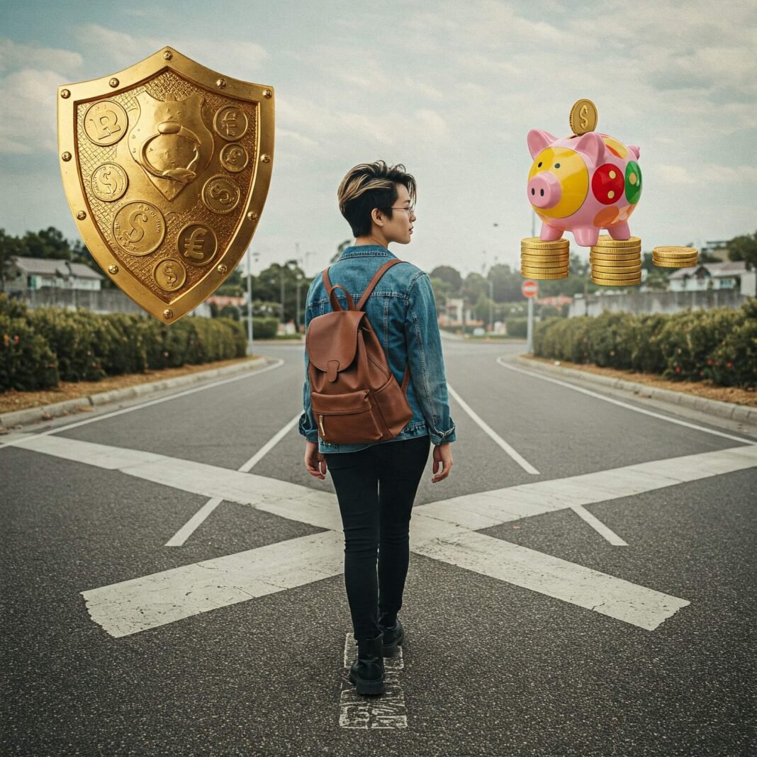 Crossroads Choice Young adult at a life