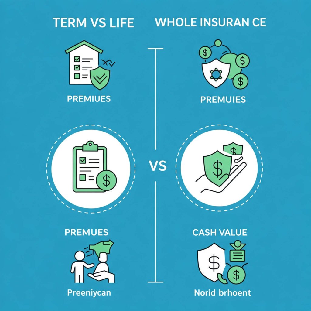 Term vs Whole Life Insurance Comparison