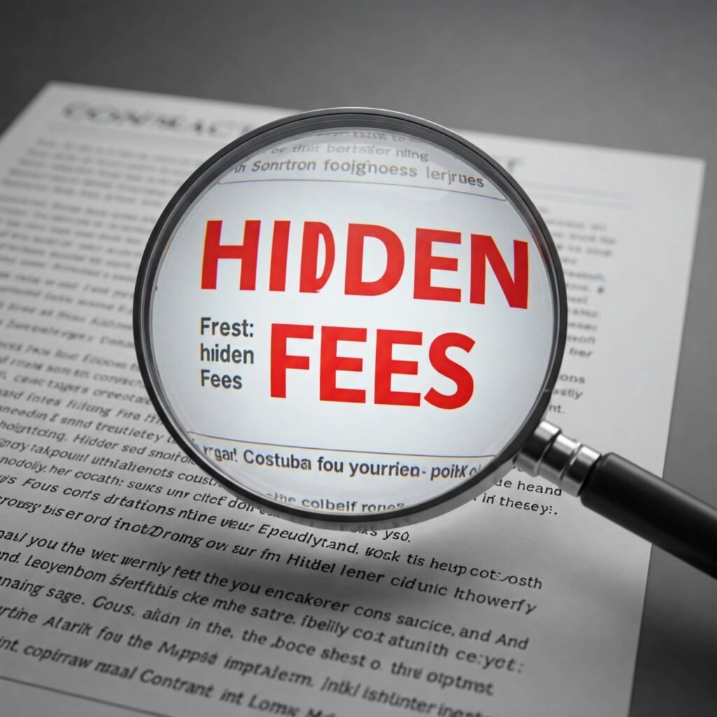 Hidden Fees in Contract