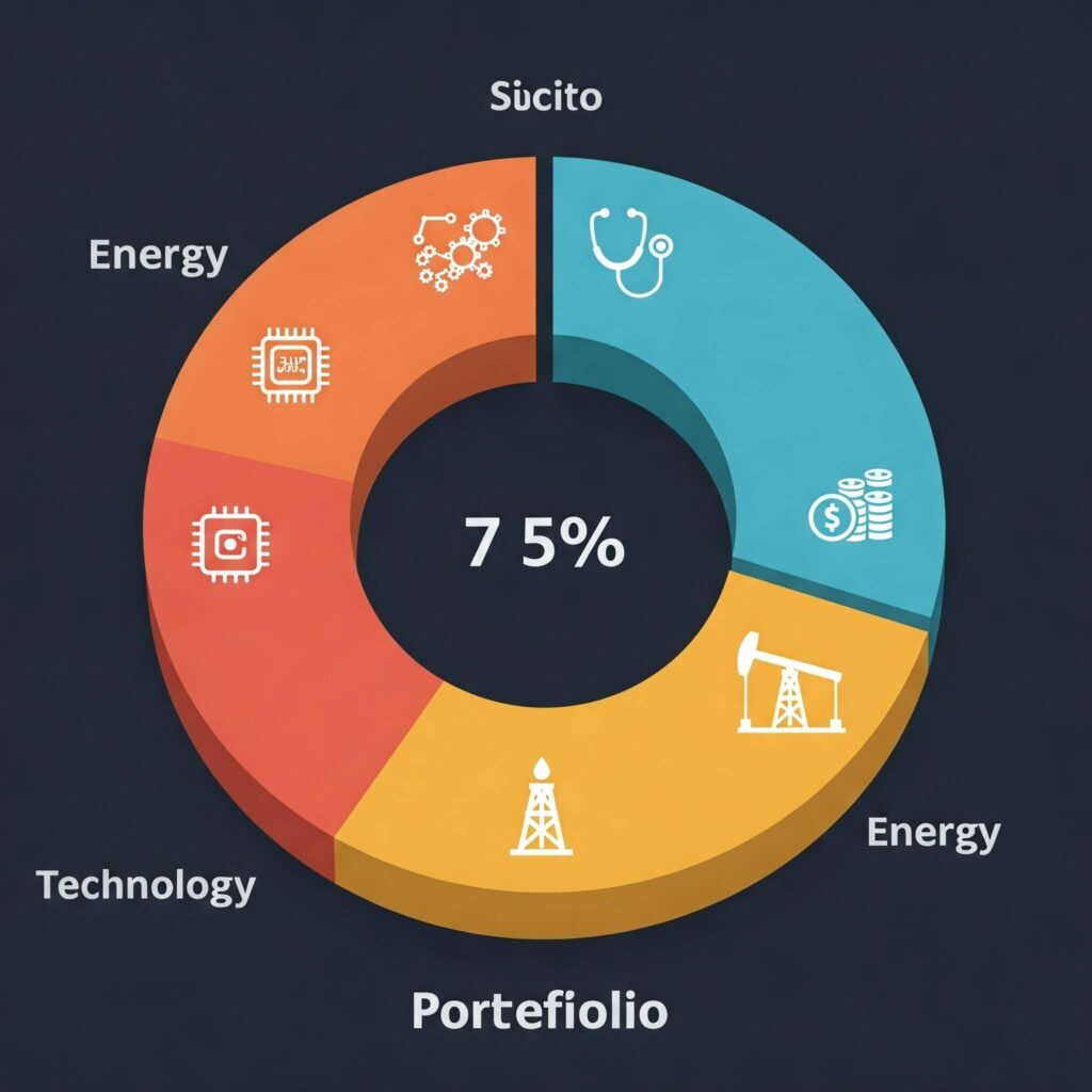 Balanced Stock Portfolio Pie Chart