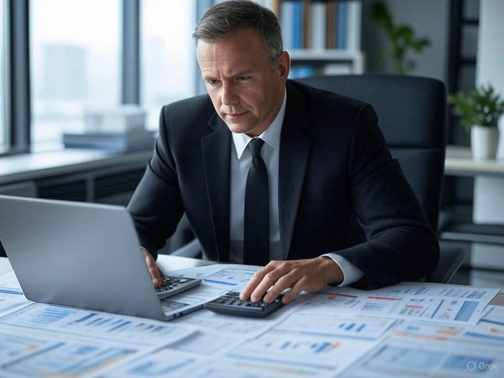 Financial Advisor Strategizing Wealth with Life Insurance Loans