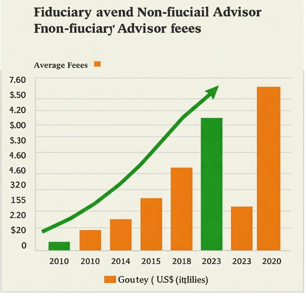 Fiduciary vs Non-Fiduciary Cost Graph