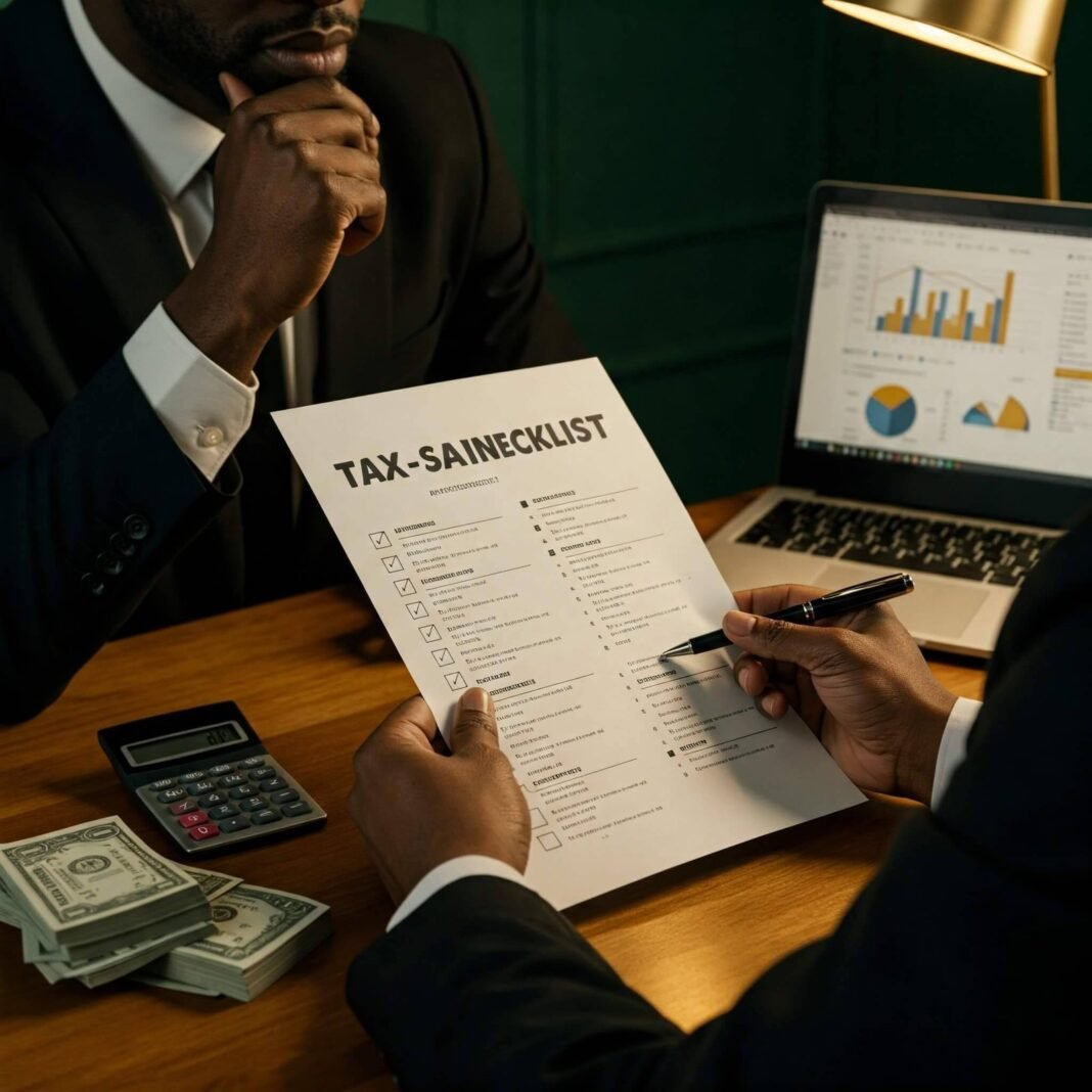Tax-Saving Checklist Review