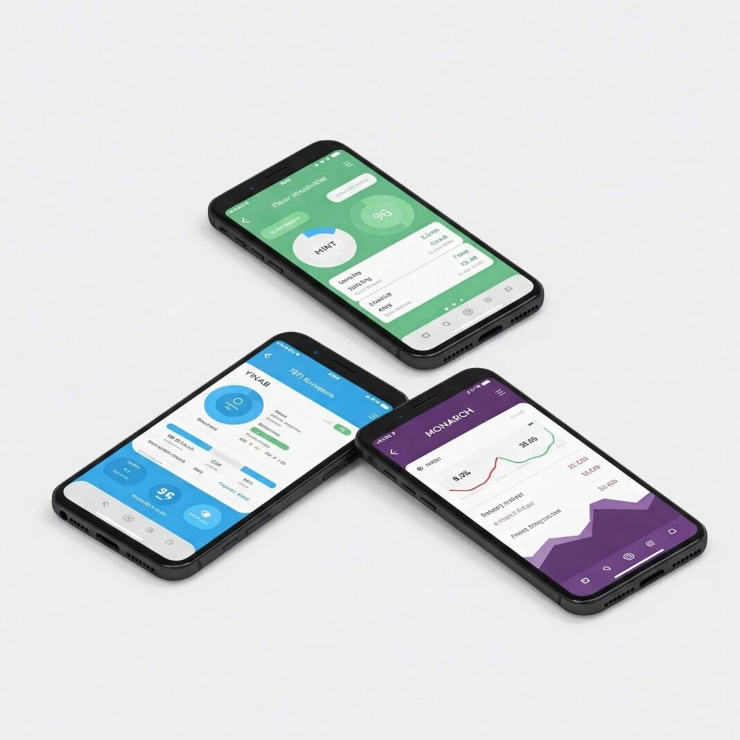 Mint, and Monarch dashboards in a sleek